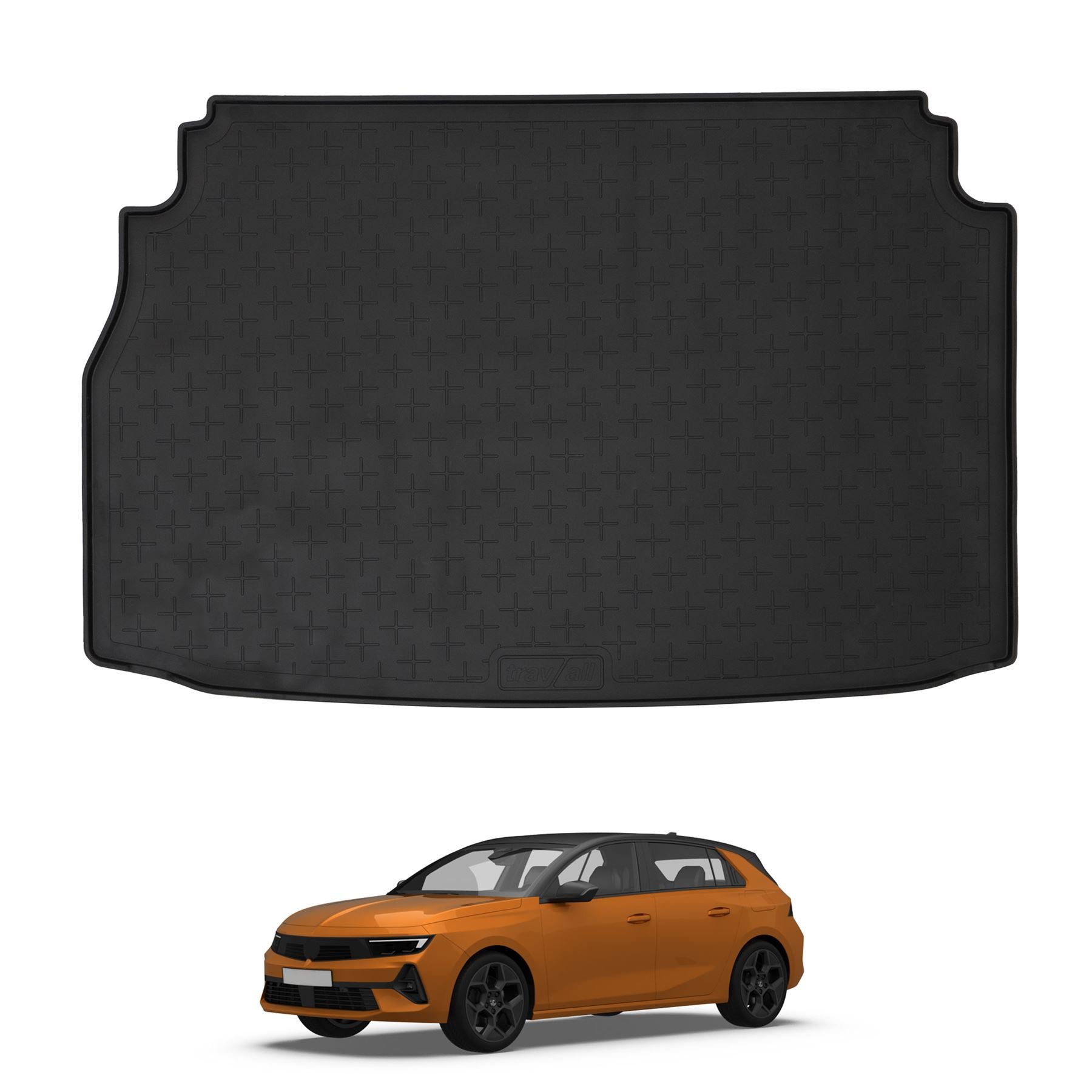 Travall Trunk Liners Vauxhall Astra tappetino baule 2022-in poi gomma