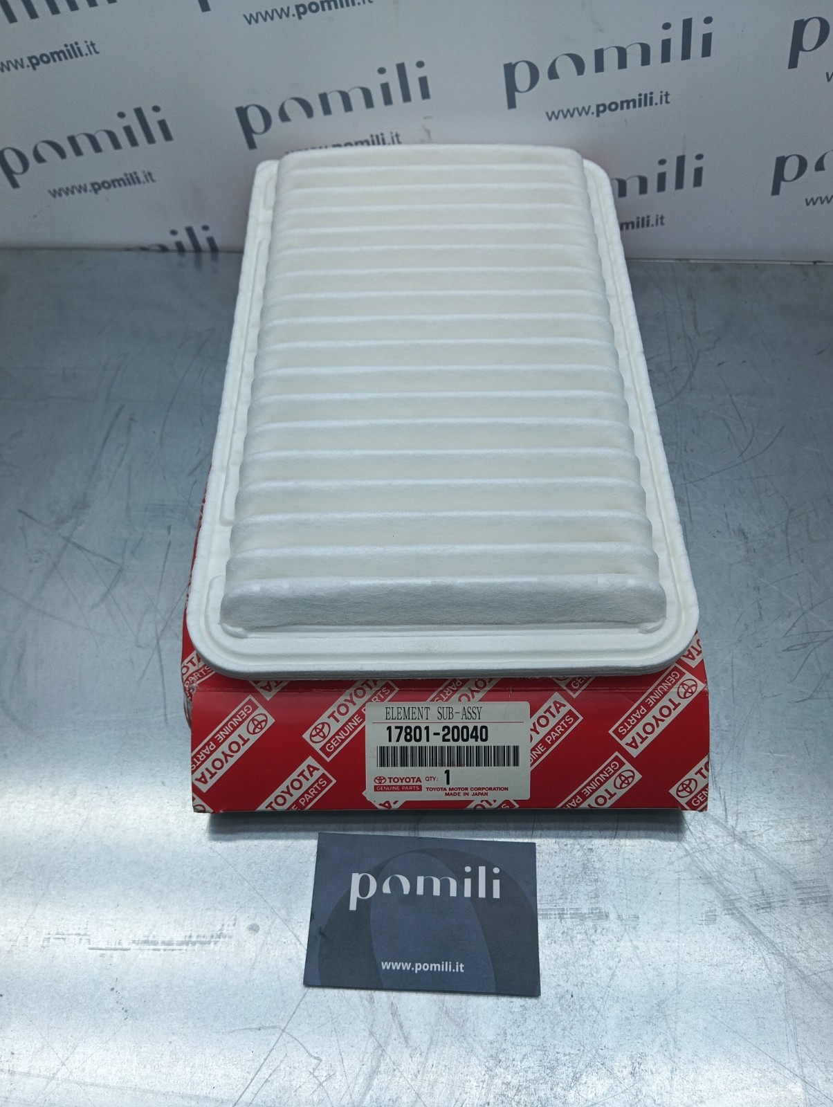 Pomili Alimentazione e scarico Toyota filtro aria motore OEM 17801-20040 usato