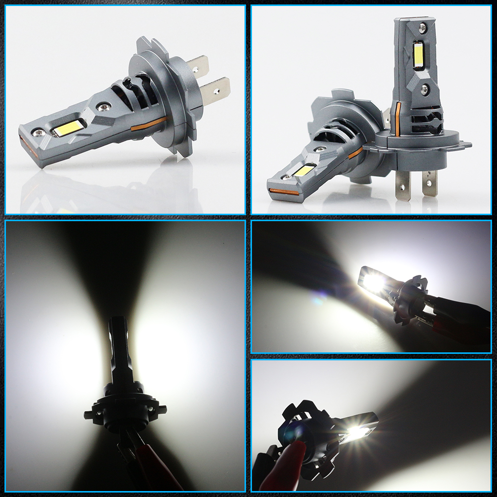 Xtreme Racing Lampadine LED ERM L4 CPS H7 lampadine LED 6500 K, coppia, 16000 lumen