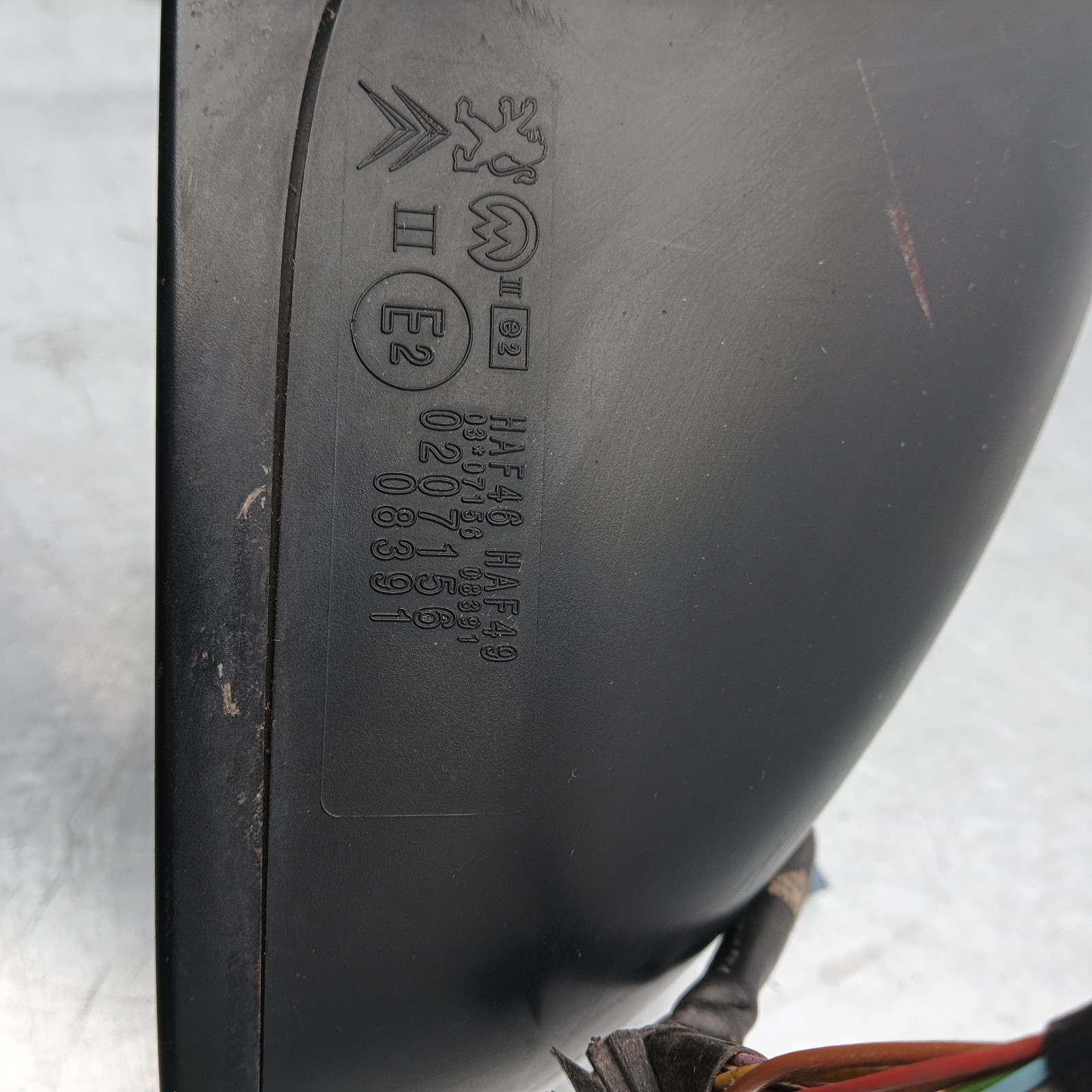 Pomili Cristalli Specchietto Citroën DS3 sinistro elettrico 9 pin 0207156 usato