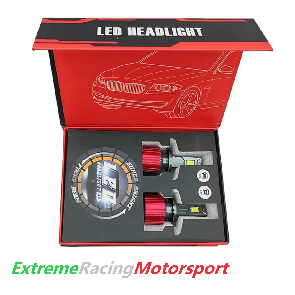 Xtreme Racing Lampadine LED Lampade BiLed ERM V8-95 H4 coppia 6000K 190W CANBUS