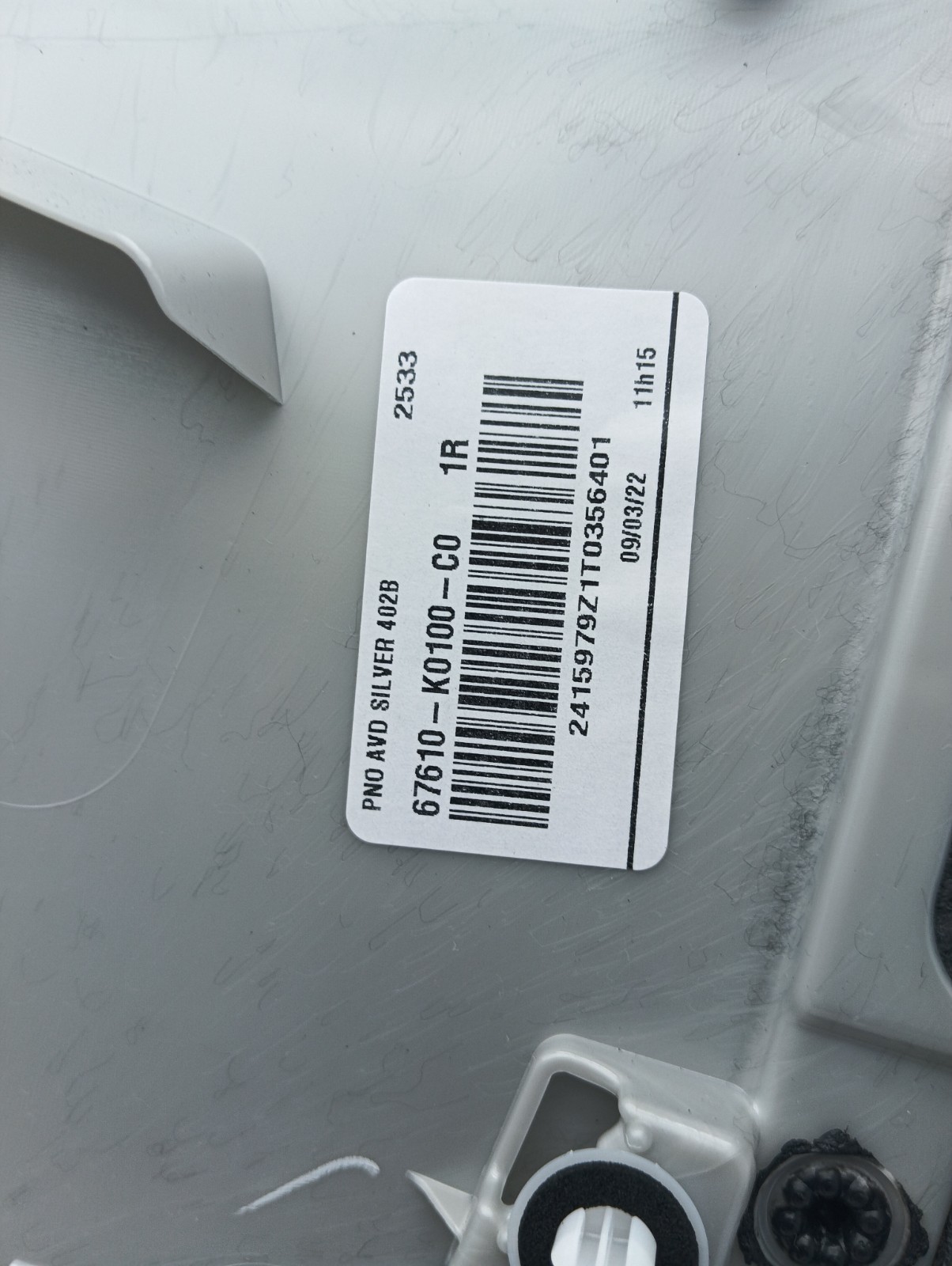 Pomili Rivestimenti interni e parti interne Pannello portiera anteriore sinistra Toyota Yaris IV 67610-K0100-C0