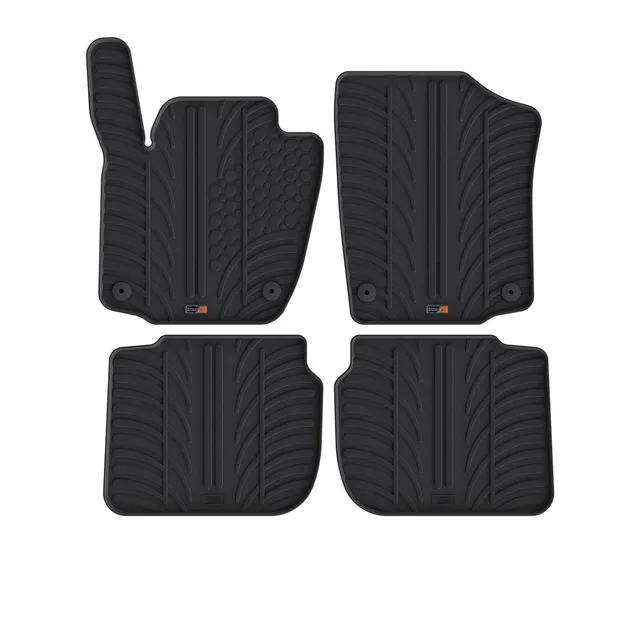 Travall Car Mats Skoda Rapid 2013-2019 tappetini in gomma