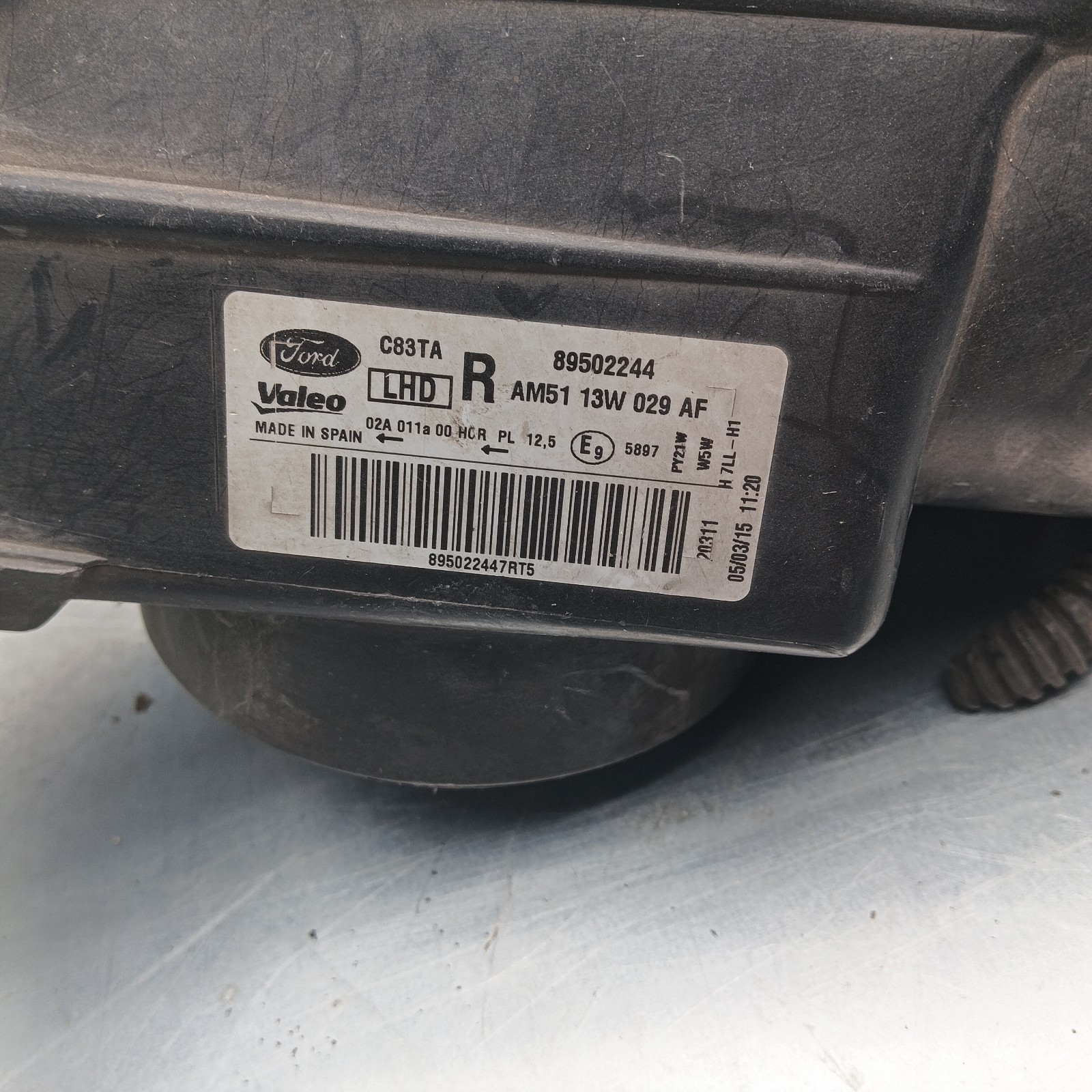Pomili Fanaleria Ford C-MAX II 2010-2019 89502244 fanale anteriore destro usato