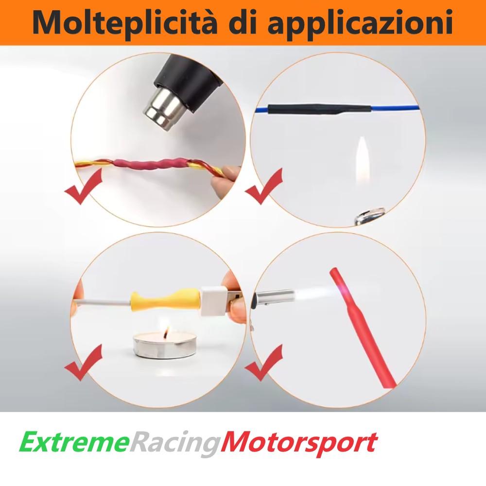Xtreme Racing Dispenser Guaina Termorestringente 580 pz kit cavi 2:1