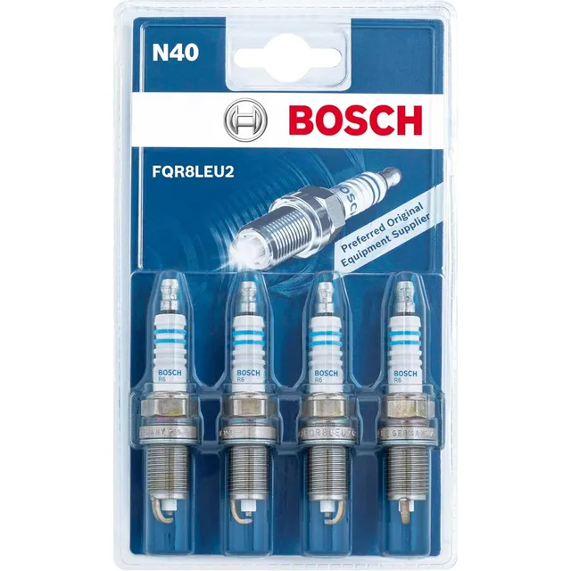 Bosch Candele di accensione FQR8LEU2 N40 candela nichel 4 pezzi