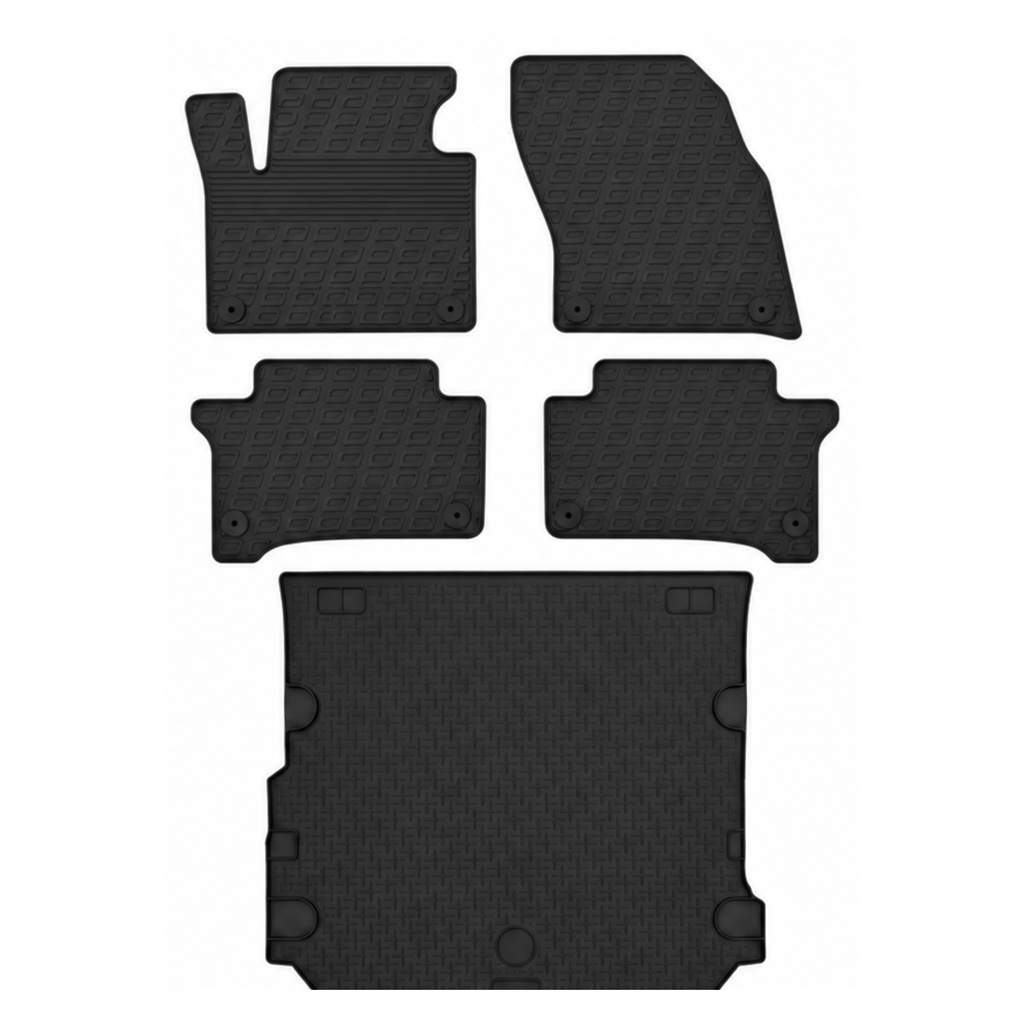 Travall Bundles VW Touareg kit bagagliaio e tappetini 2010-2018 gomma