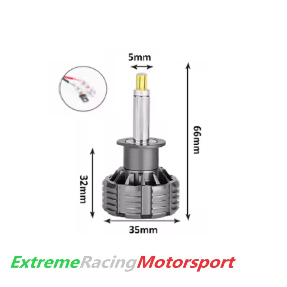 Xtreme Racing Kit Illuminazione LED T10/H1 360° 20K/H1 PP lampade 6000K