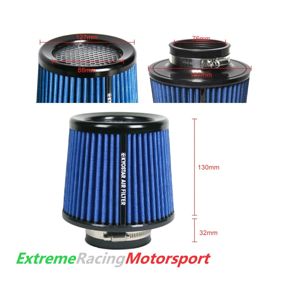 Xtreme Racing ERM filtro aria aspirazione diretta BLUE 101 mm