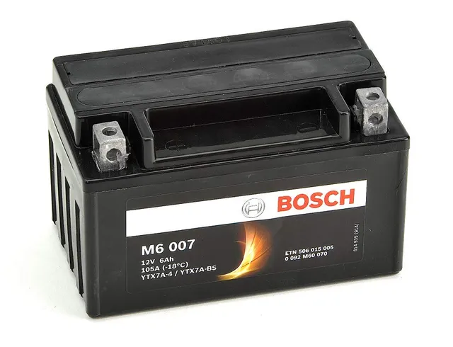 Bosch HCP Batterie 0 092 M60 070 batteria avviamento 12V 6Ah
