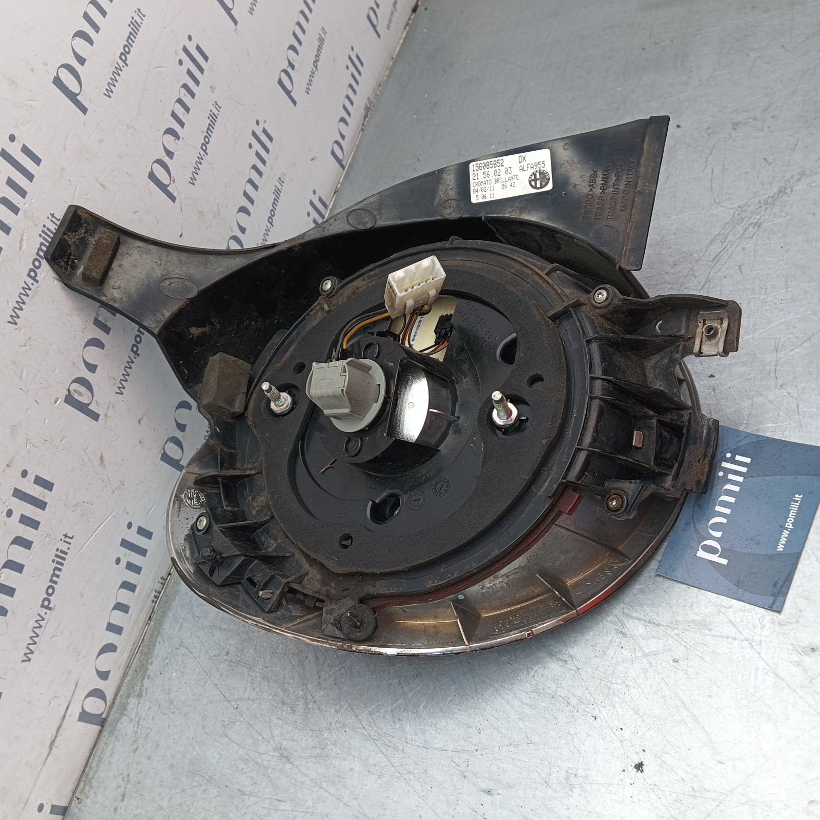 Pomili Fanaleria Alfa Romeo Mito fanale posteriore destro cromato usato