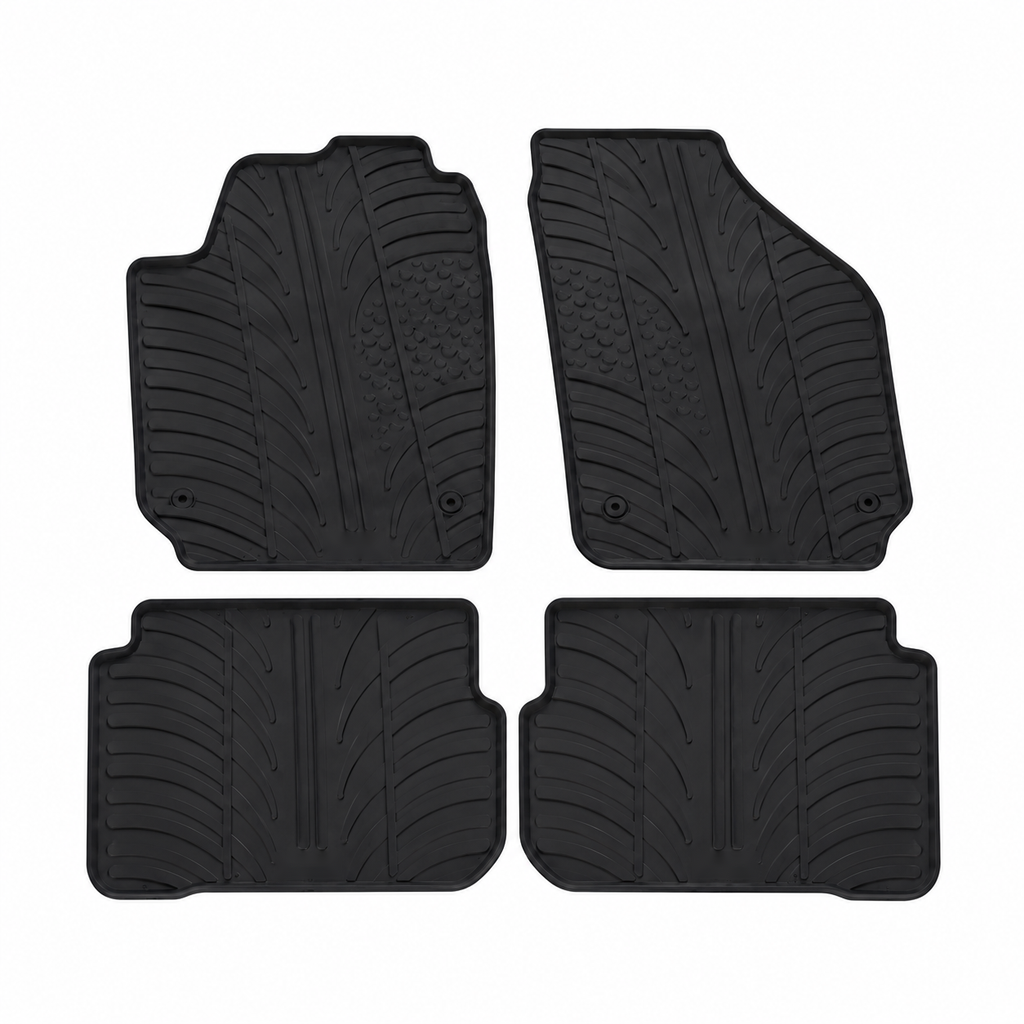 Travall Car Mats VW Polo Rubber Car Mat 2002-2009 in gomma su misura
