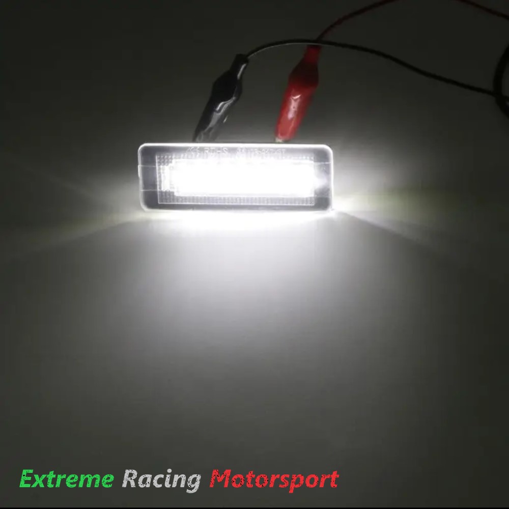 Xtreme Racing Accessori Illuminazione LED Placchette luci targa Smart 451 07-14 coppia bianche waterproof