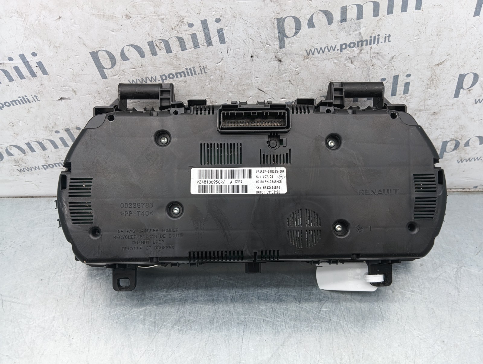 Pomili Rivestimenti interni e parti interne Renault Clio Captur Arkana VPJR1F-14B115-BAA quadro strumenti usato