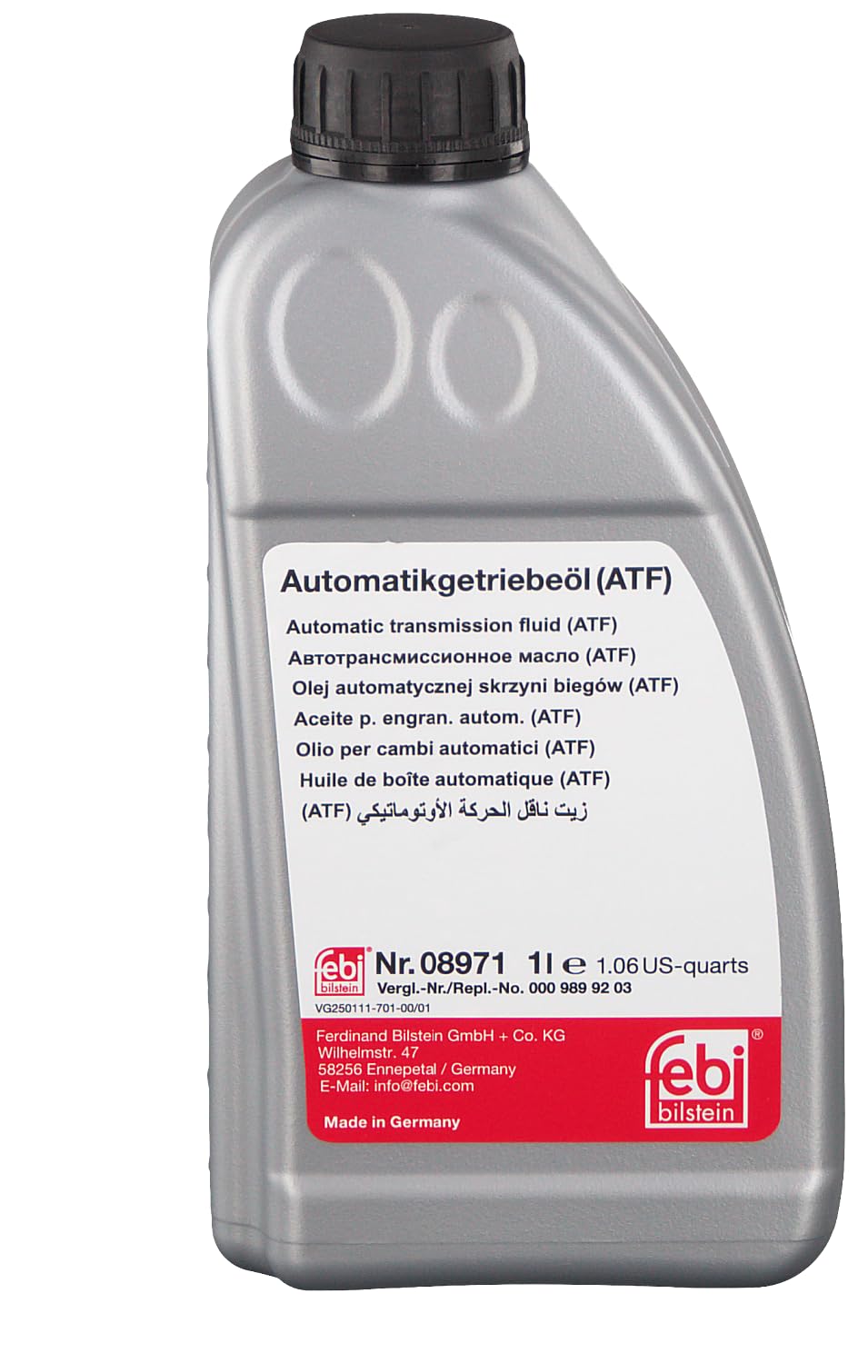 Bilstein Fluidi 08971 olio cambio automatico ATF 1 l rosso
