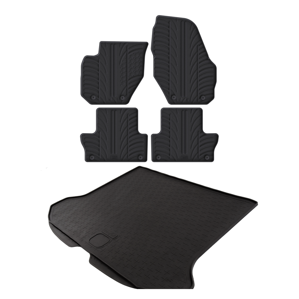 Travall Bundles Volvo XC60 vasca baule e tappetini in gomma 2008-2017