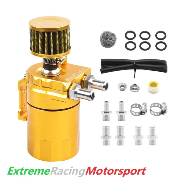 Xtreme Racing Filtri Olio e Carburante ERM RVO Gold serbatoio recupero vapori olio alluminio kit