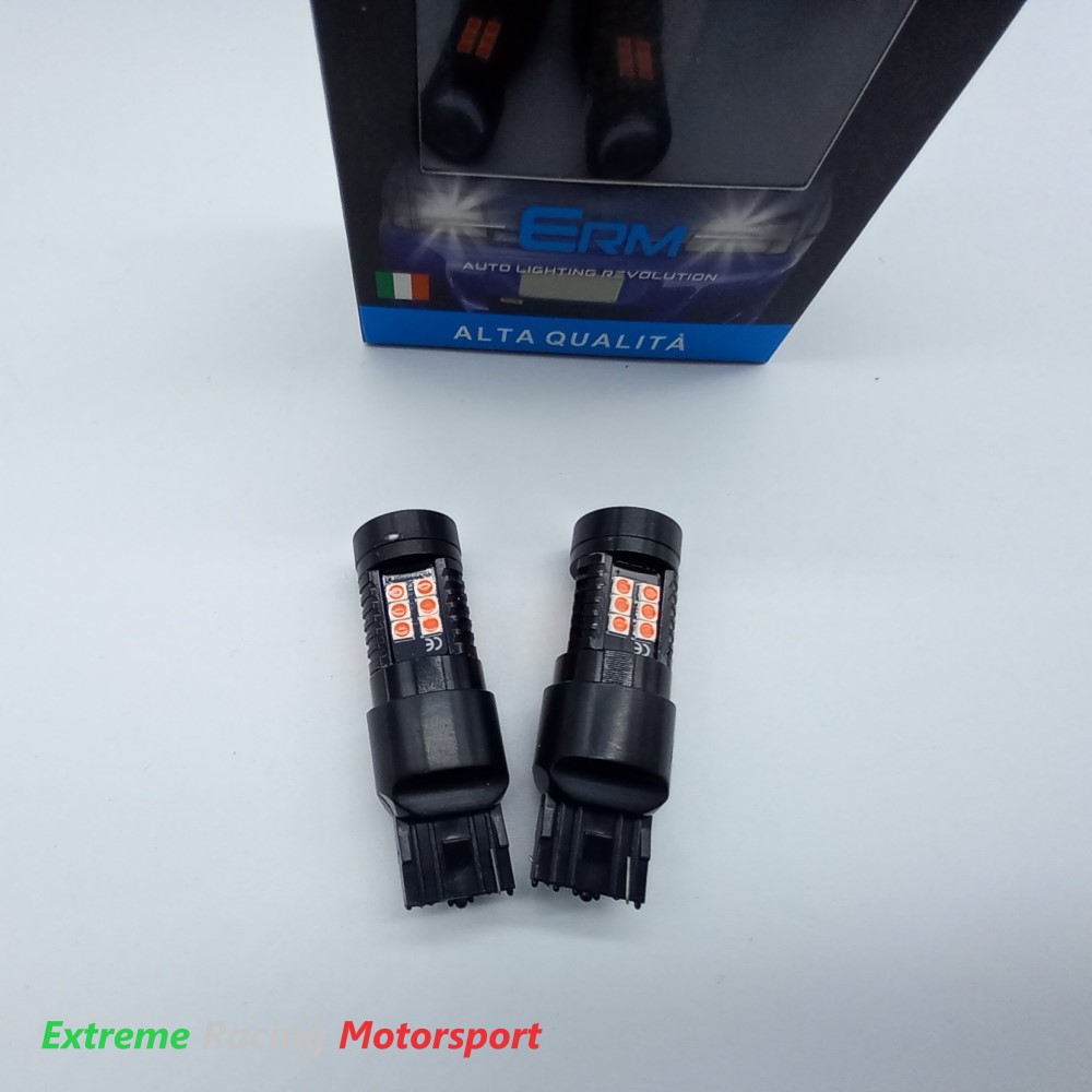 Xtreme Racing Lampadine LED Lampadine Posizione Stop ERM Led T20 7443 Rosso CANBUS