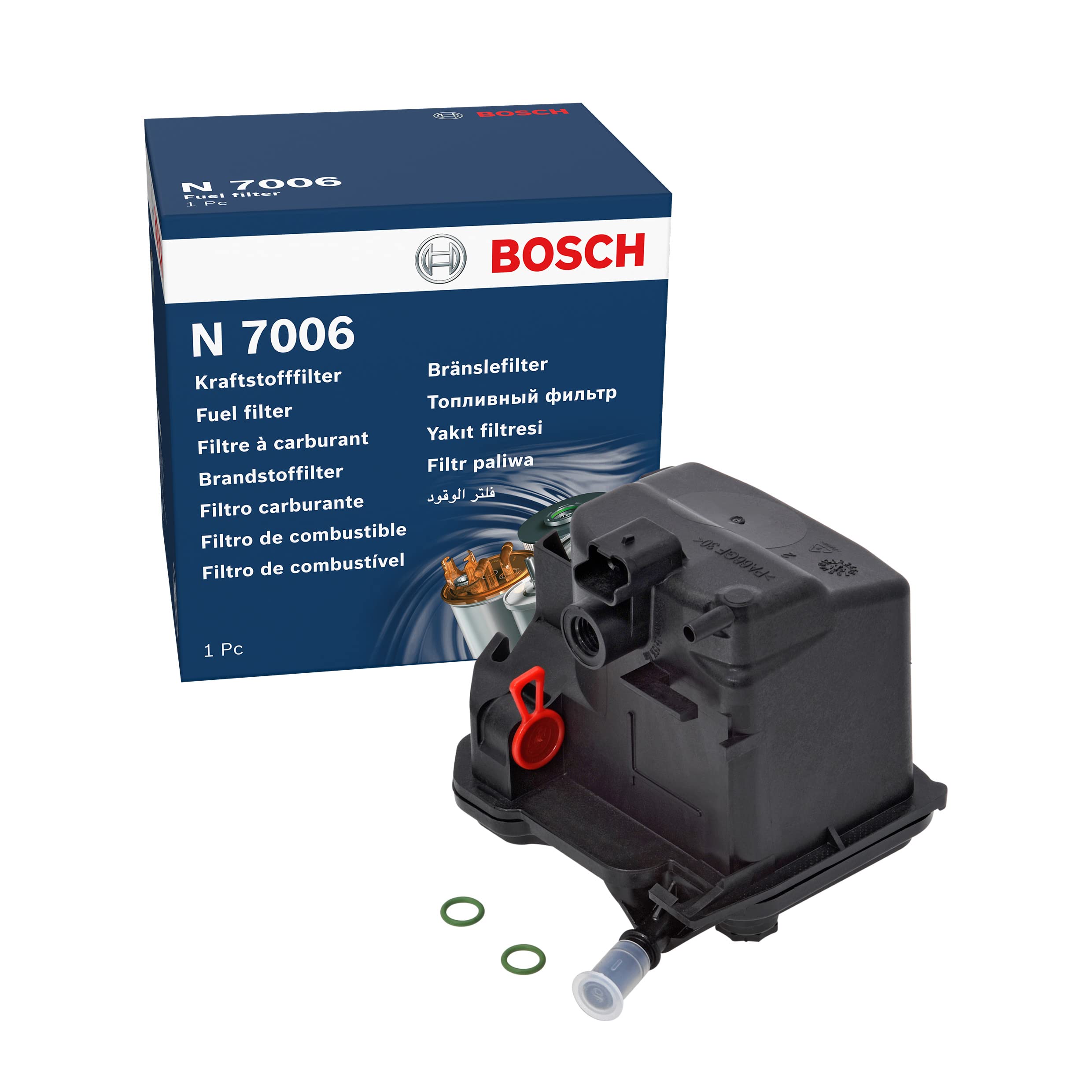 Bosch Filtro carburante 0450907006 per condotti
