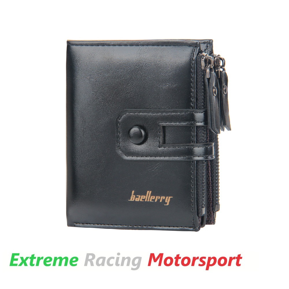 Xtreme Racing Portafogli e Articoli in Ecopelle Typ 6 portafoglio nero 1 pezzo con logo metallico