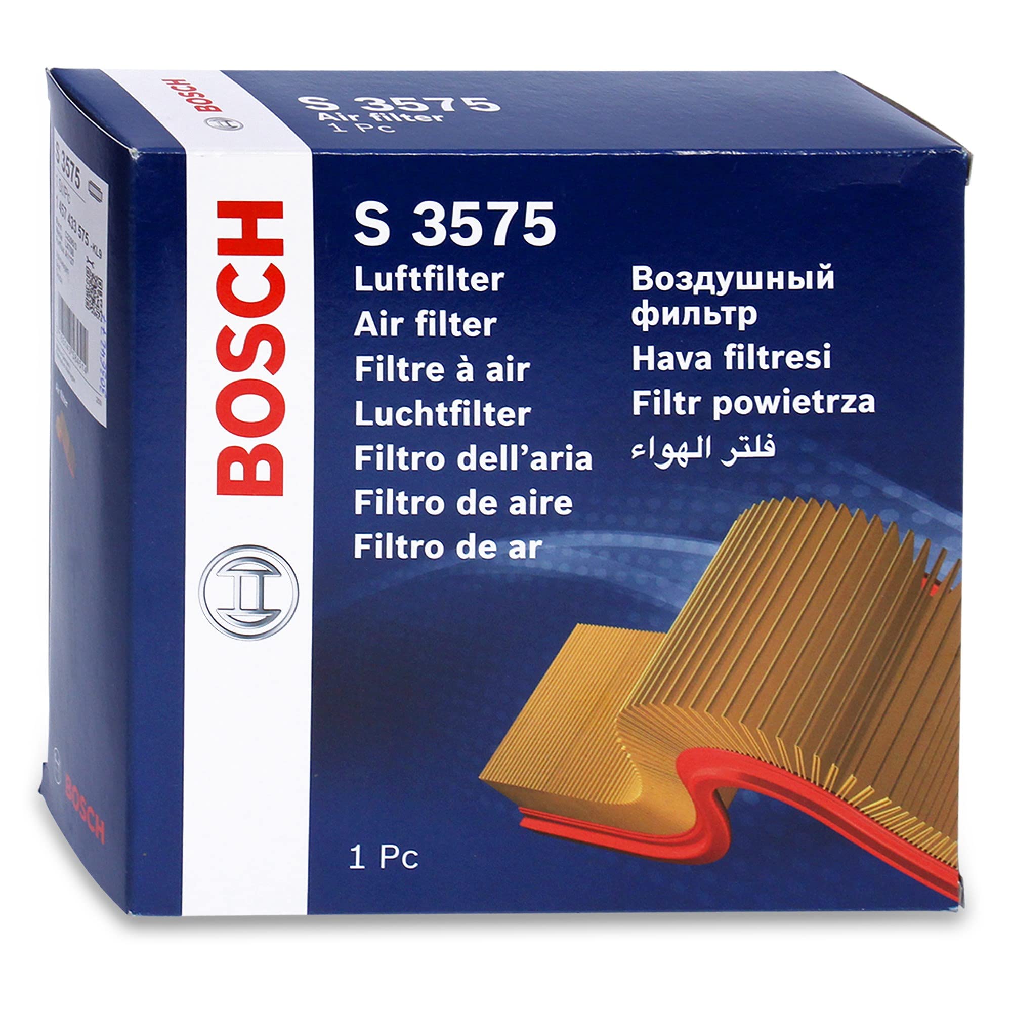 Bosch Filtri 1457433575 filtro aria inserto 220×213×70 mm