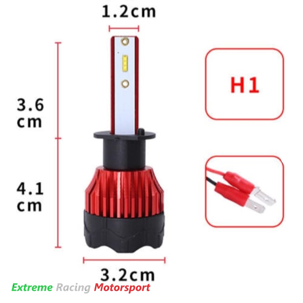Xtreme Racing Lampadine LED ERM K5 lampadine auto 6500K 16000 lumen