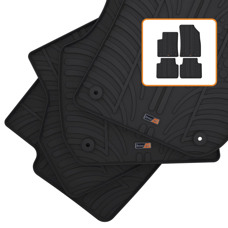 Travall Car Mats Vauxhall Crossland Tappetini auto 2021-2024 in gomma