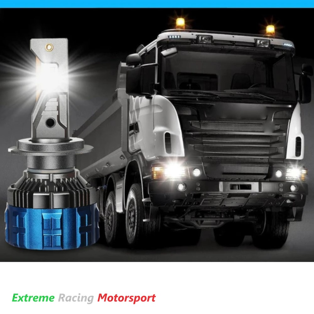Xtreme Racing Lampadine LED ERM F8 22K H4 24V Truck 6000K coppia