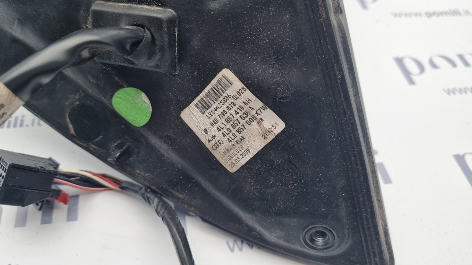 Pomili Cristalli Audi Q7 4L specchietto destro usato OEM