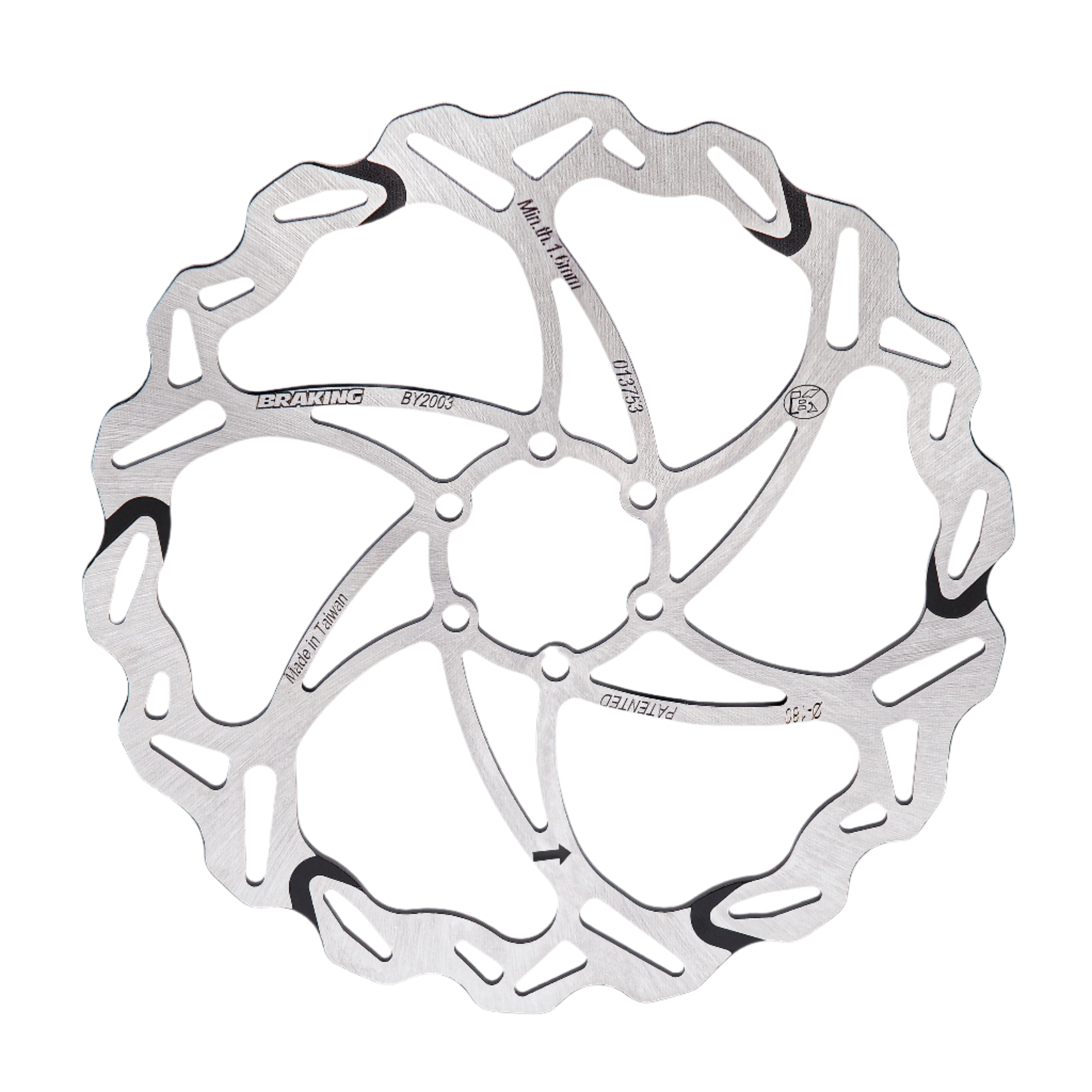 BRAKING Dischi Batfly® WFIX BATFLY disco freno 6 fori