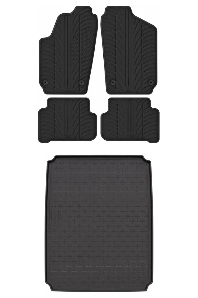 Travall Bundles VW Polo (2009-2017) kit bagagliaio e tappetini in gomma