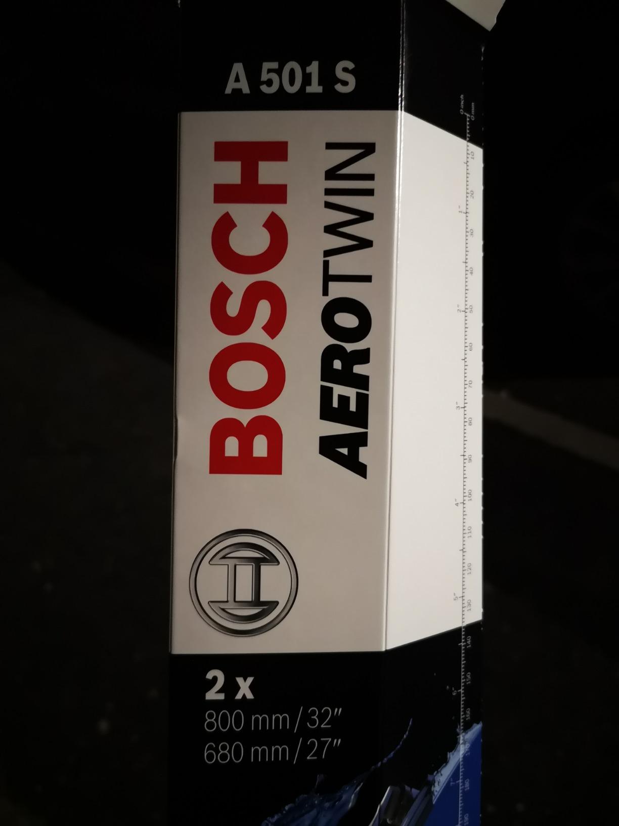 Bosch Spazzole tergicristallo AeroTwin A501S 2 pezzi 800/680 mm