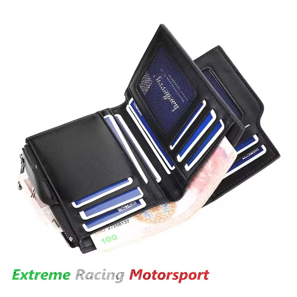 Xtreme Racing Portafogli e Articoli in Ecopelle Typ 4 portafoglio rosso 12,5 x 10 cm