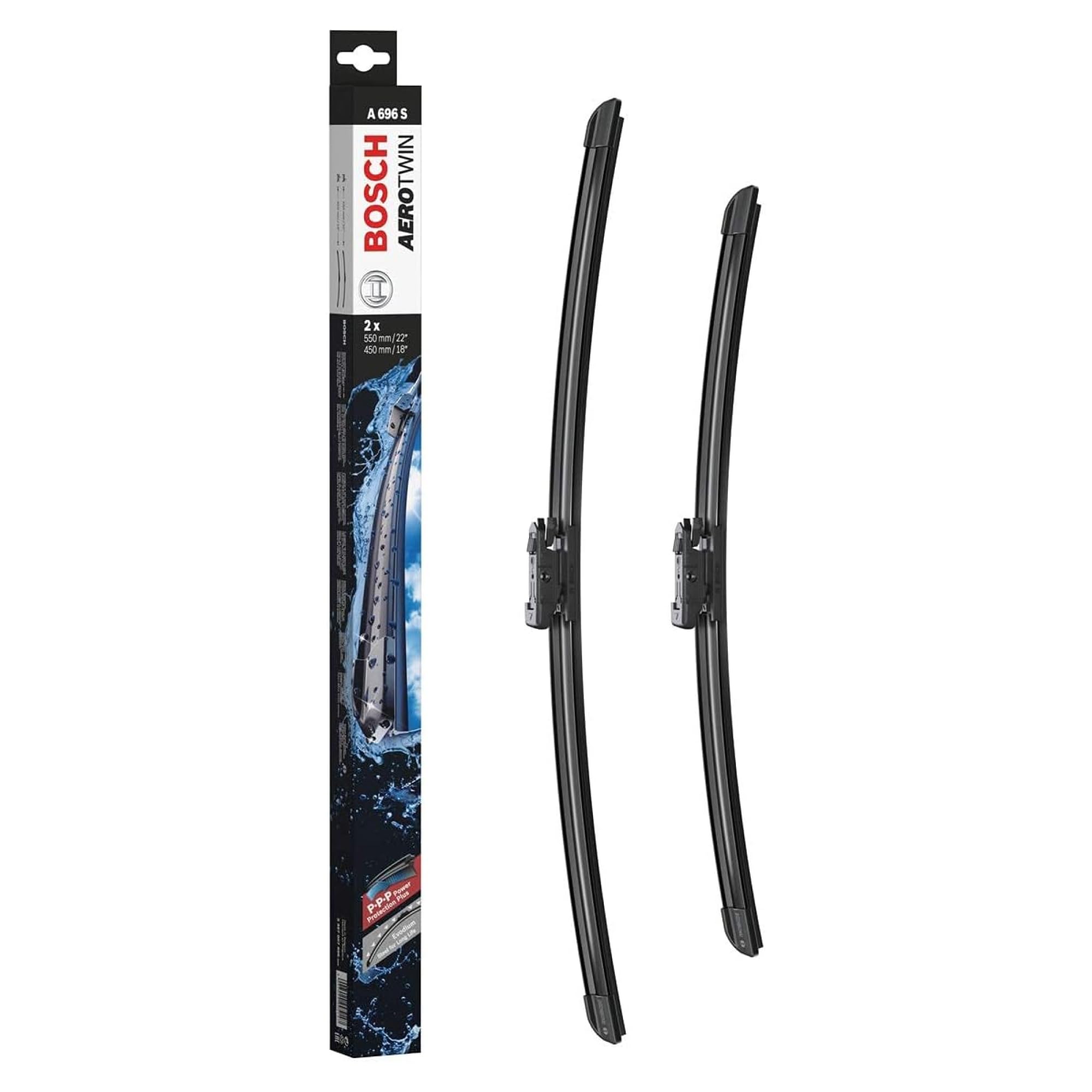 Bosch Aerotwin A696S 3397007696 spazzole tergicristallo 550/450 mm