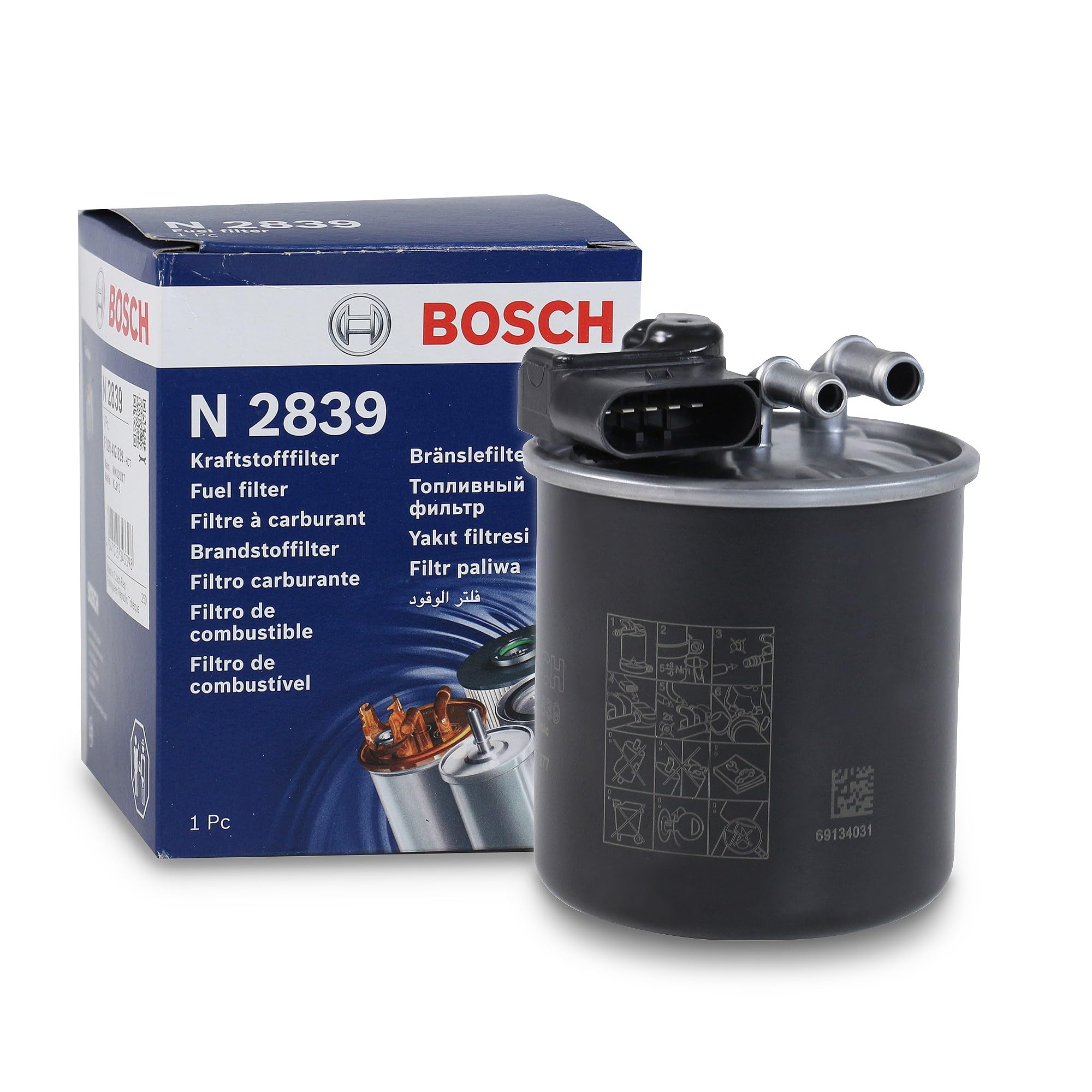 Bosch HCP Filtri F026402839 filtro carburante diesel in linea Ø86 x 100 mm