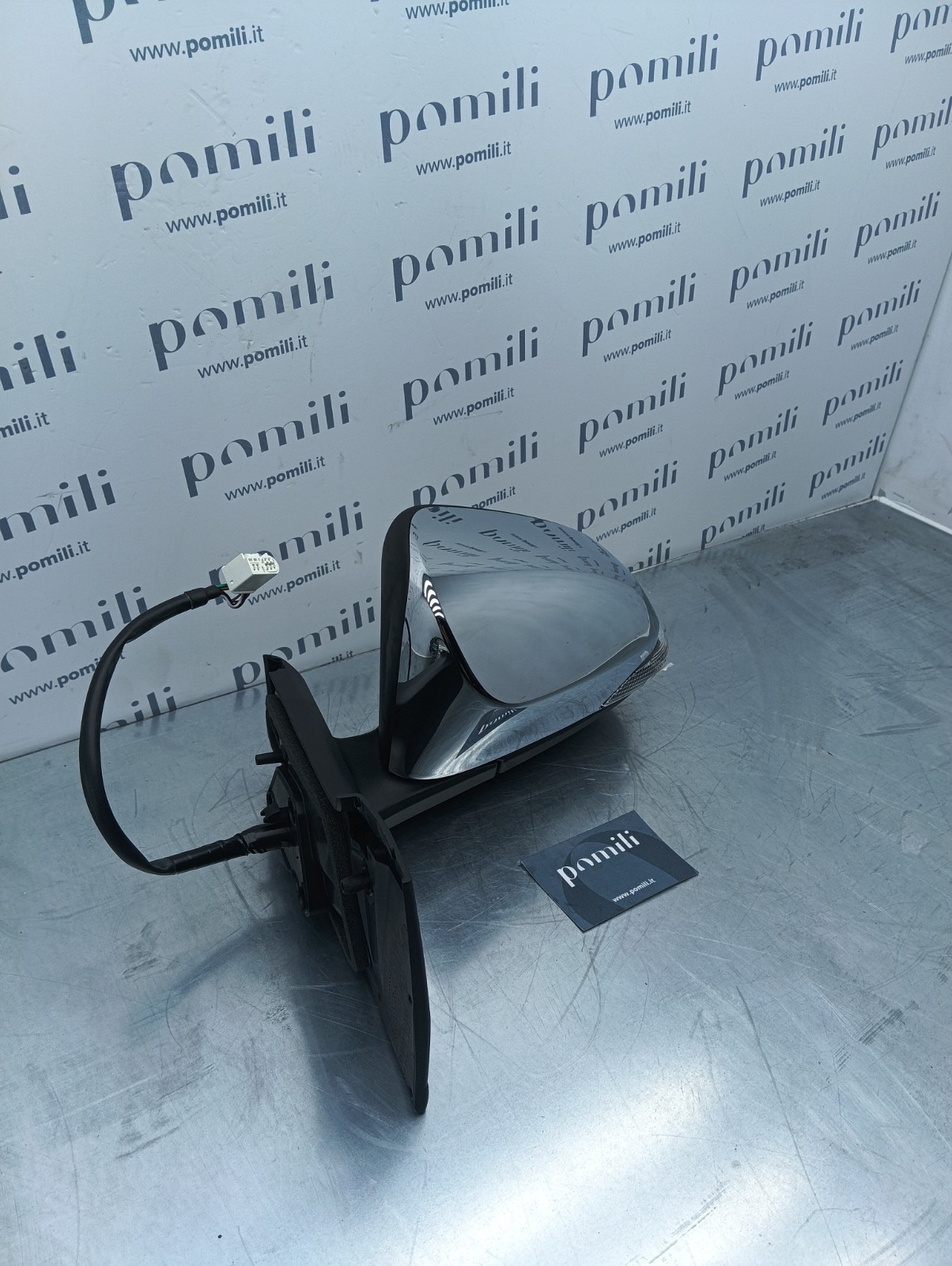 Pomili Cristalli Specchietto Toyota Yaris sinistro elettrico riscaldato 87940-0D590 argento