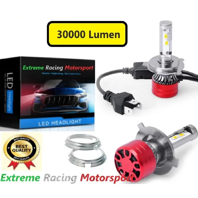Xtreme Racing Lampadine LED ERM V13 H5 lampade LED 6000 K coppia 12 V