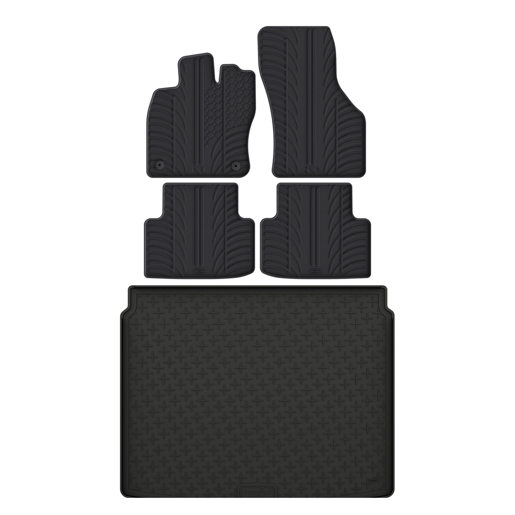 Travall Bundles Cupra Formentor Rubber Boot Liner and Rubber Car Mats Bundle 2020-