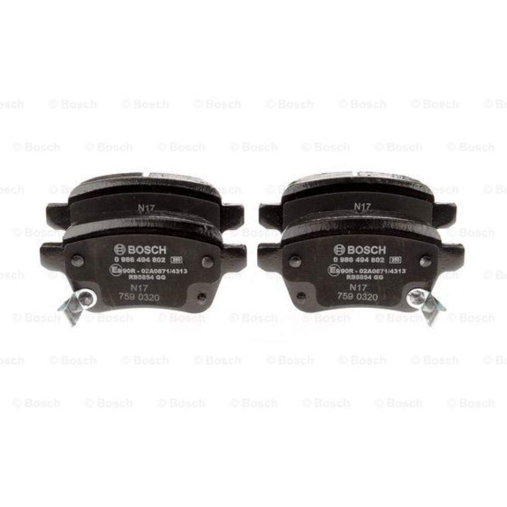 Bosch HCP Sistema frenante BP1976 pastiglie freno posteriori senza rame 4 pezzi