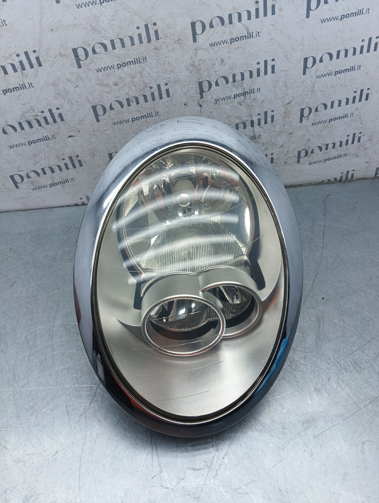 Pomili Fanaleria Faro anteriore sinistro Mini One/Cooper/Cooper S (R50-R53)(2001-06) 6961345 usato