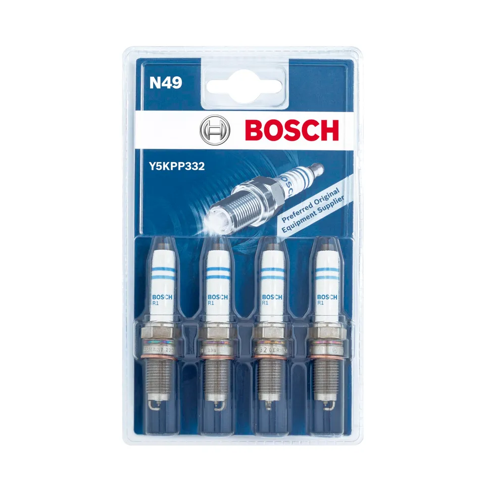 Bosch HCP Candele di accensione Y5KPP332 N49 candele doppio platino set 4