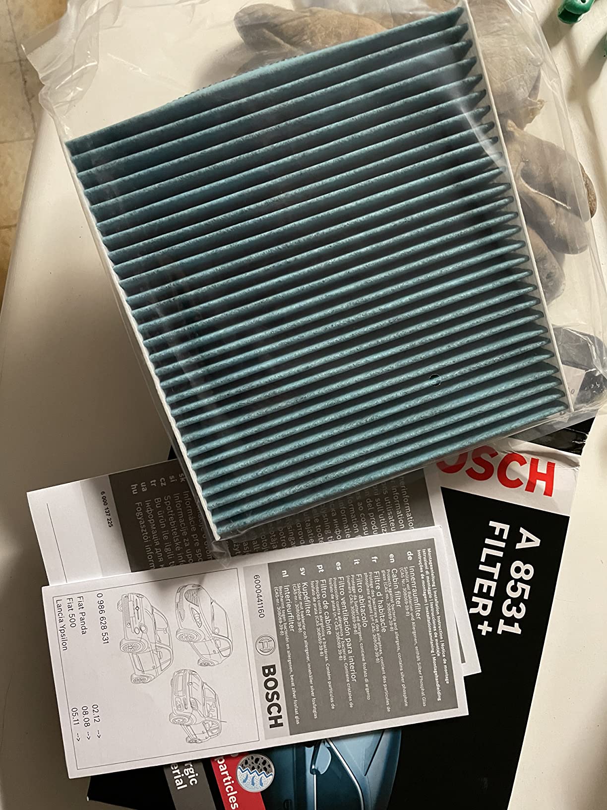 Bosch HCP Filtri A8531 filtro abitacolo antibatterico e antiodore