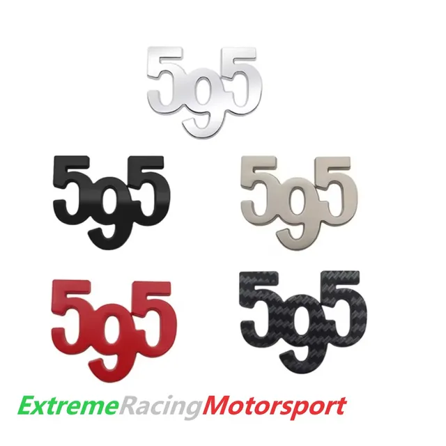 Xtreme Racing Decorazioni Auto e Adesivi stemma 595 in alluminio adesivo 3M