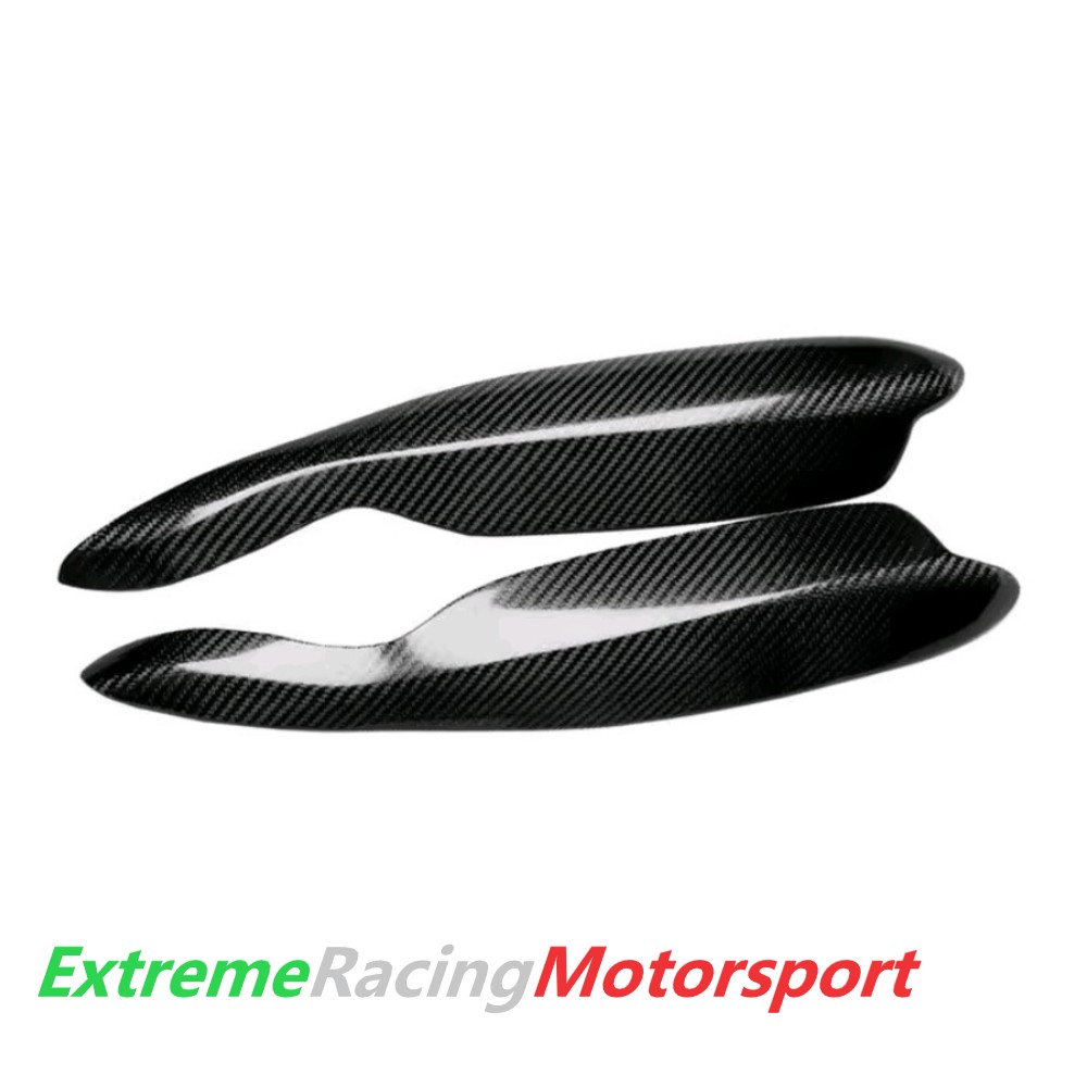 Xtreme Racing Decorazioni Auto e Adesivi Palpebre Fari Smart Fortwo 451 carbonio lucido