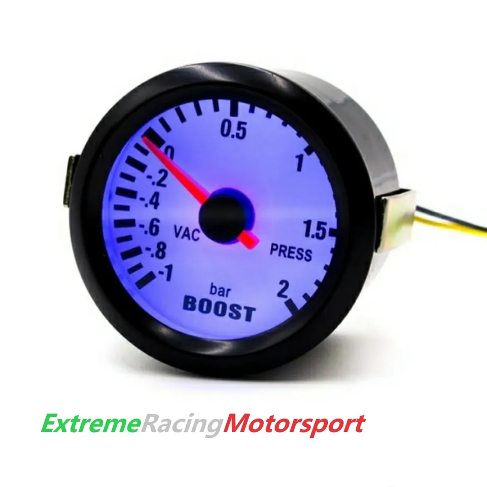 Xtreme Racing Impianto Carburante Strumento Pressione Turbo Boost manometro -1/+2 bar