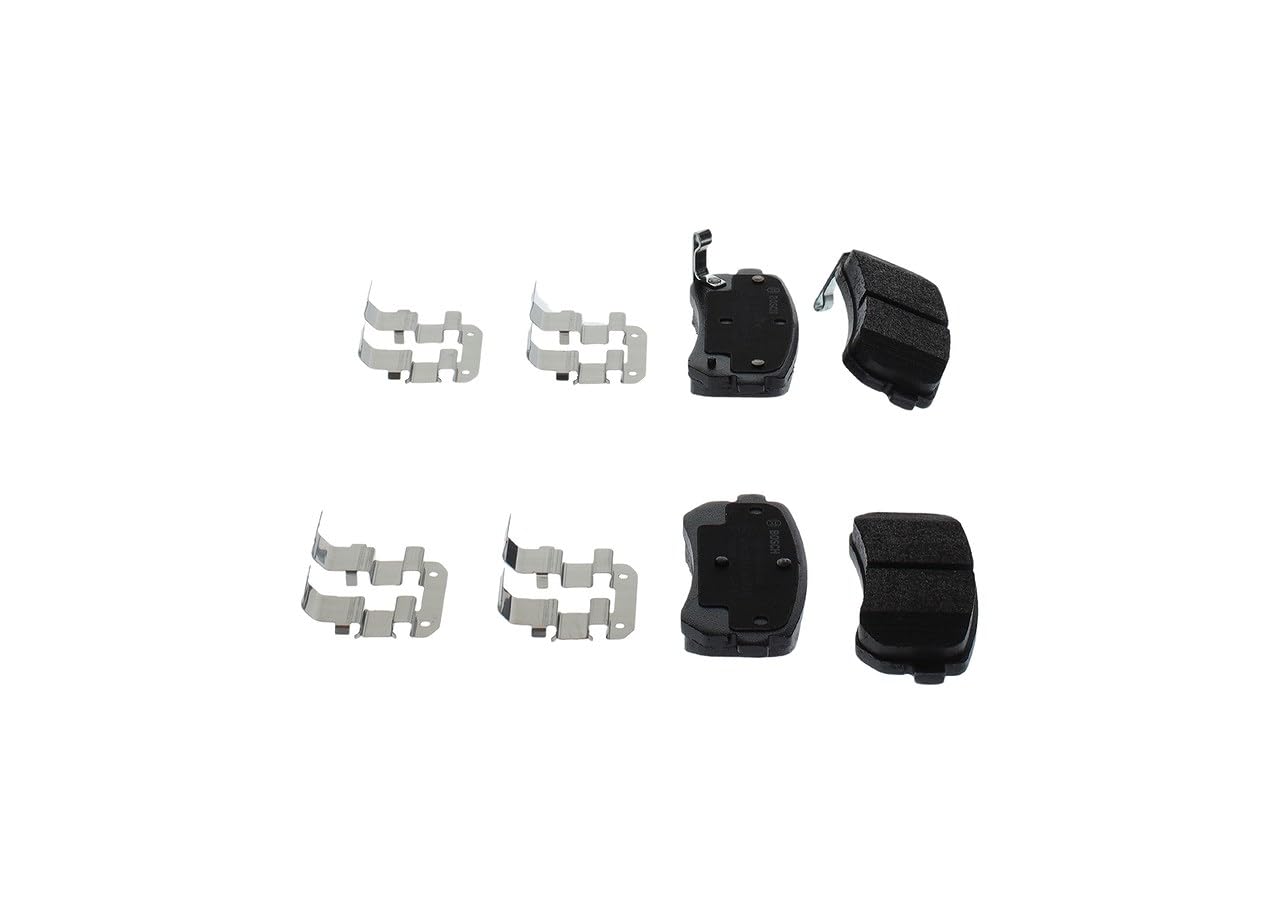 Bosch Sistema frenante 0986494627 pastiglie freno kit Low-Metallic