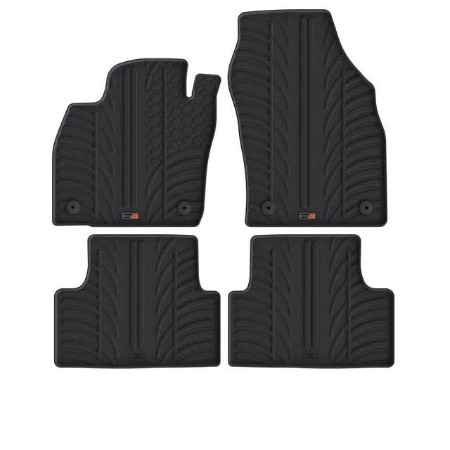 Travall Car Mats VW T-Cross tappetini in gomma 2018-2024
