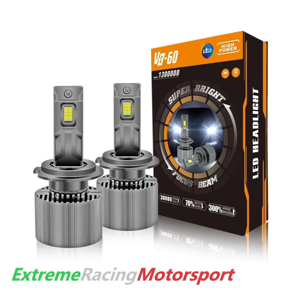 Xtreme Racing Lampadine LED ERM V8-60 H4 BiLed coppia 6000 K CANBUS