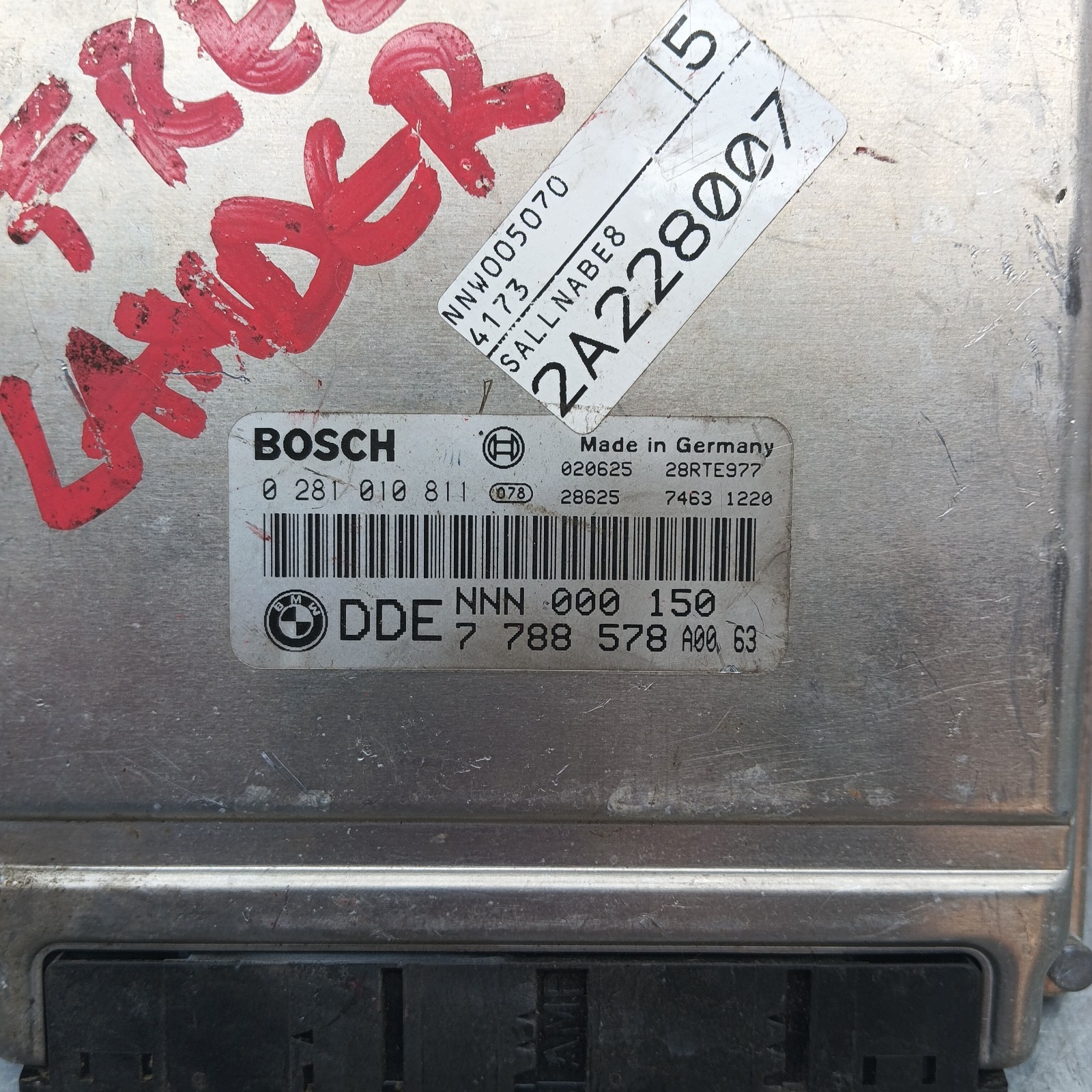Pomili Motorini avviamento, alternatori, ECU e cavi Centralina motore Land Rover Freelander 2005 ECU usata OEM 0281010811