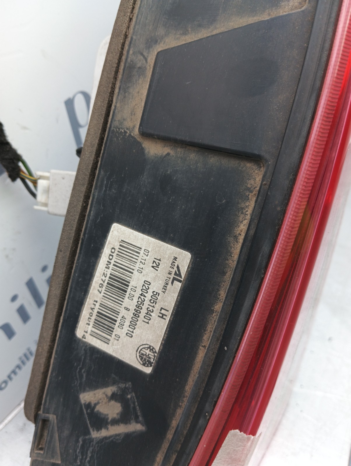 Pomili Fanaleria fanale posteriore sinistro portellone Alfa Romeo Giulietta 940 50513401 usato